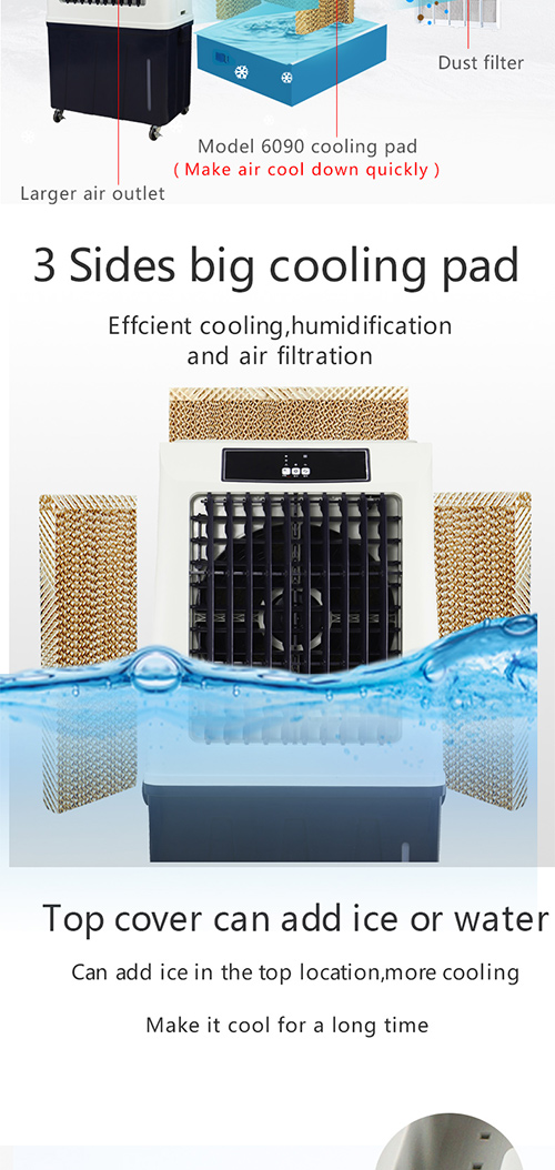 ABS Material Portable Evaporative Air Conditioner Bunnings 250W