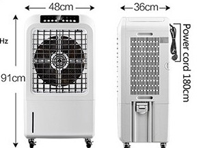 150W 220V Industrial Water Air Cooler 7.5H Remote Control Timer Air Conditioner