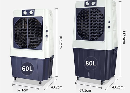 220V RoHS Evaporative Remote Control Air Conditioner For 55m2 Area