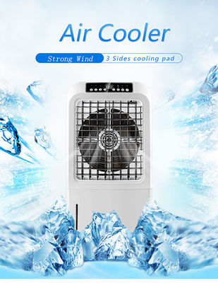 Portable Indoor Water Air Cooler 3200m3/h Airflow With Copper motor 36*48*91cm