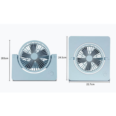OEM Mini Portable Rechargeable Fan , Office Mini Rechargeable Folded Fan