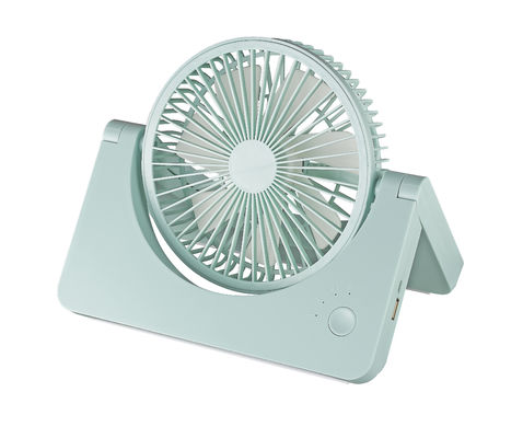 Desk Install USB Rechargeable Mini Fan With DC Motor Mesh Removable